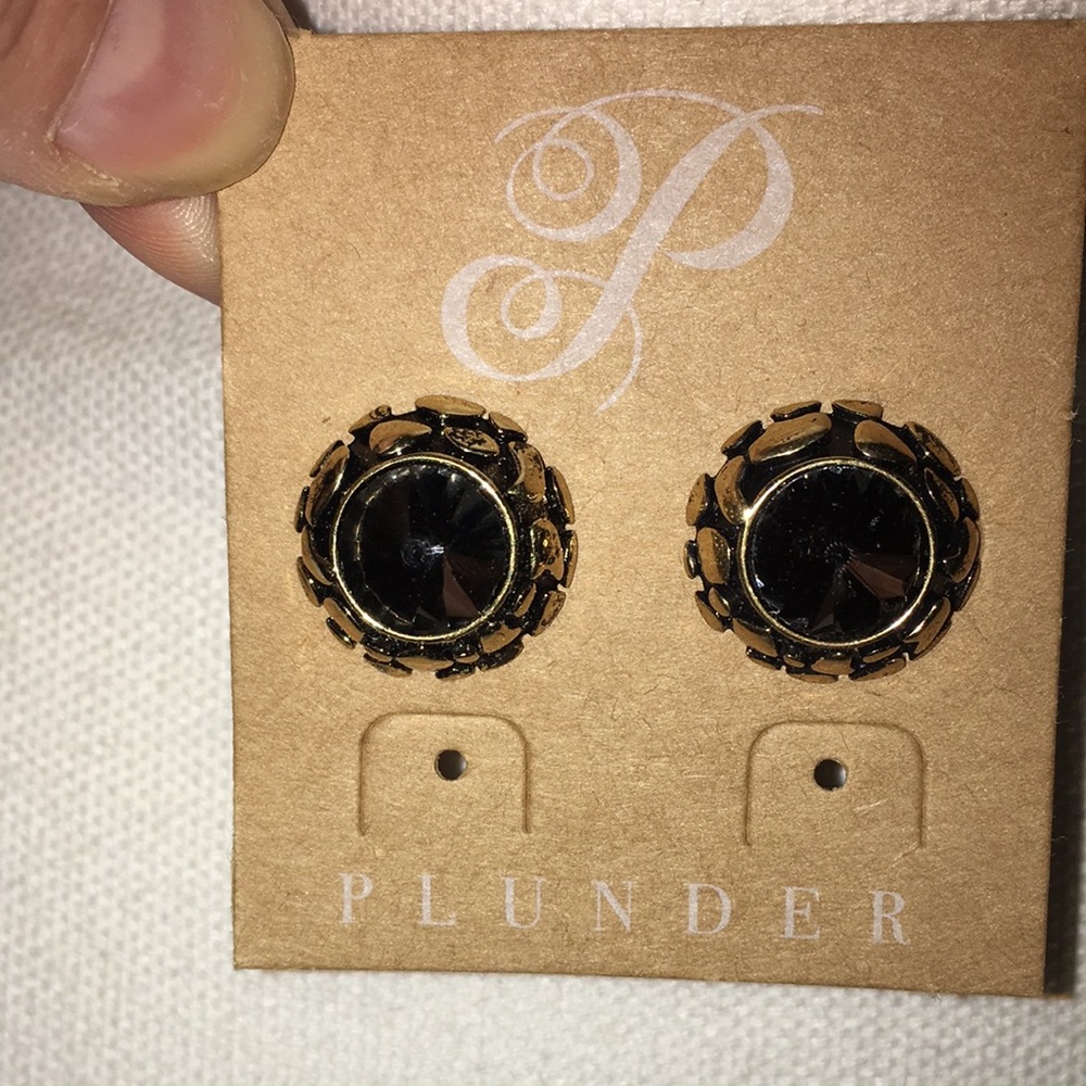 Plunder earrings-pierced.  New